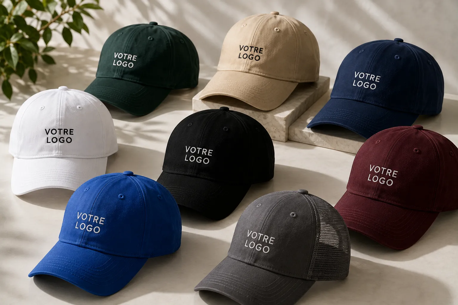 casquettes personnalisees